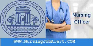 MGPGI Nursing Officer Recruitment 2022 