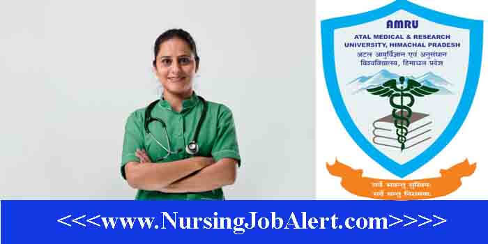 AMRU HP Recruitment 2022 CHO Staff Nurse