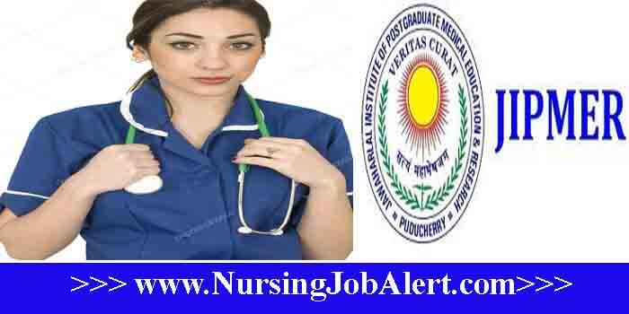 JIPMER Recruitment 2023 Junior Nurse (02 Post) Online Form