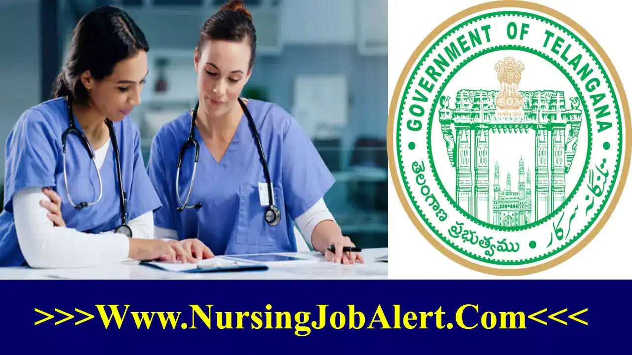 govt nursing jobs in telangana 2023 notification