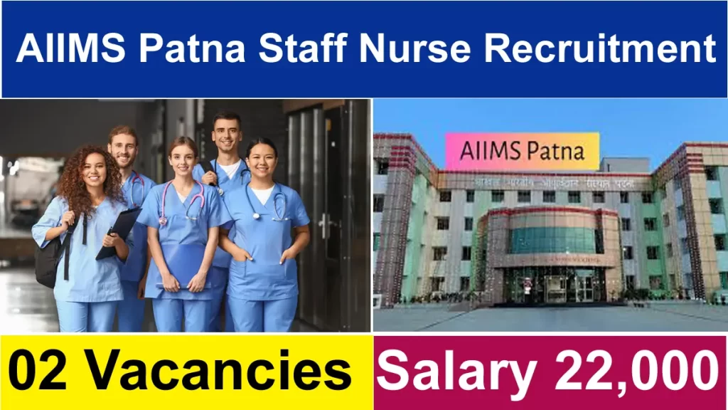 AIIMS Patna Staff Nurse Recruitment 2024