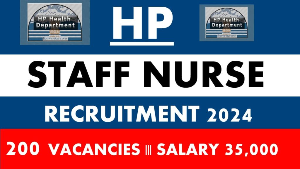 HP Staff Nurse Recruitment 2024