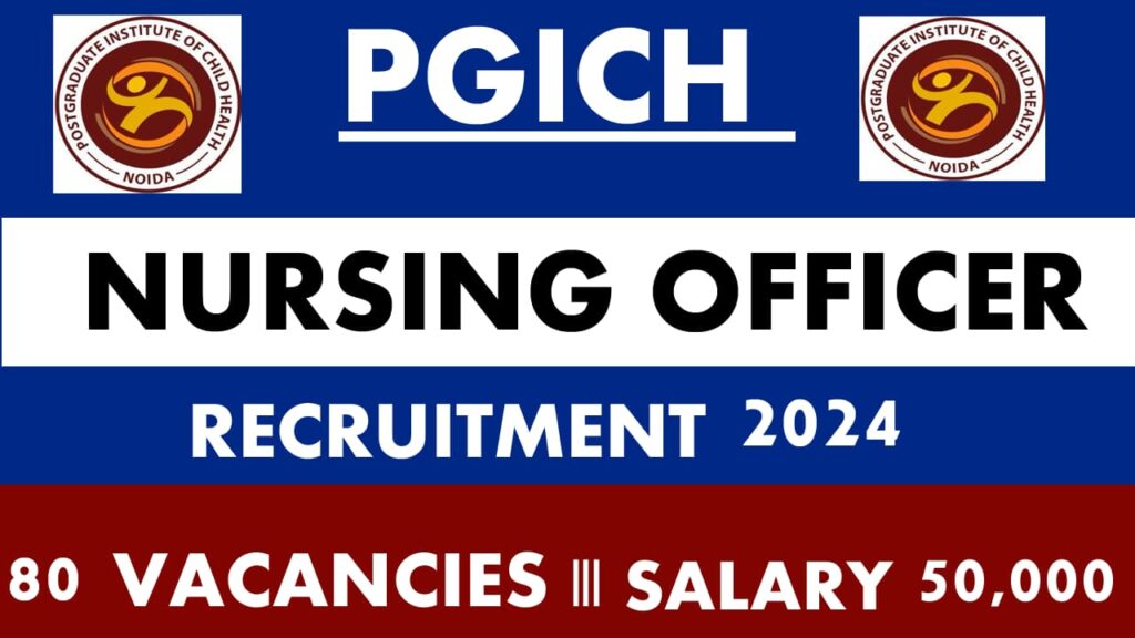 PGICH Nursing Officer Recruitment 2024