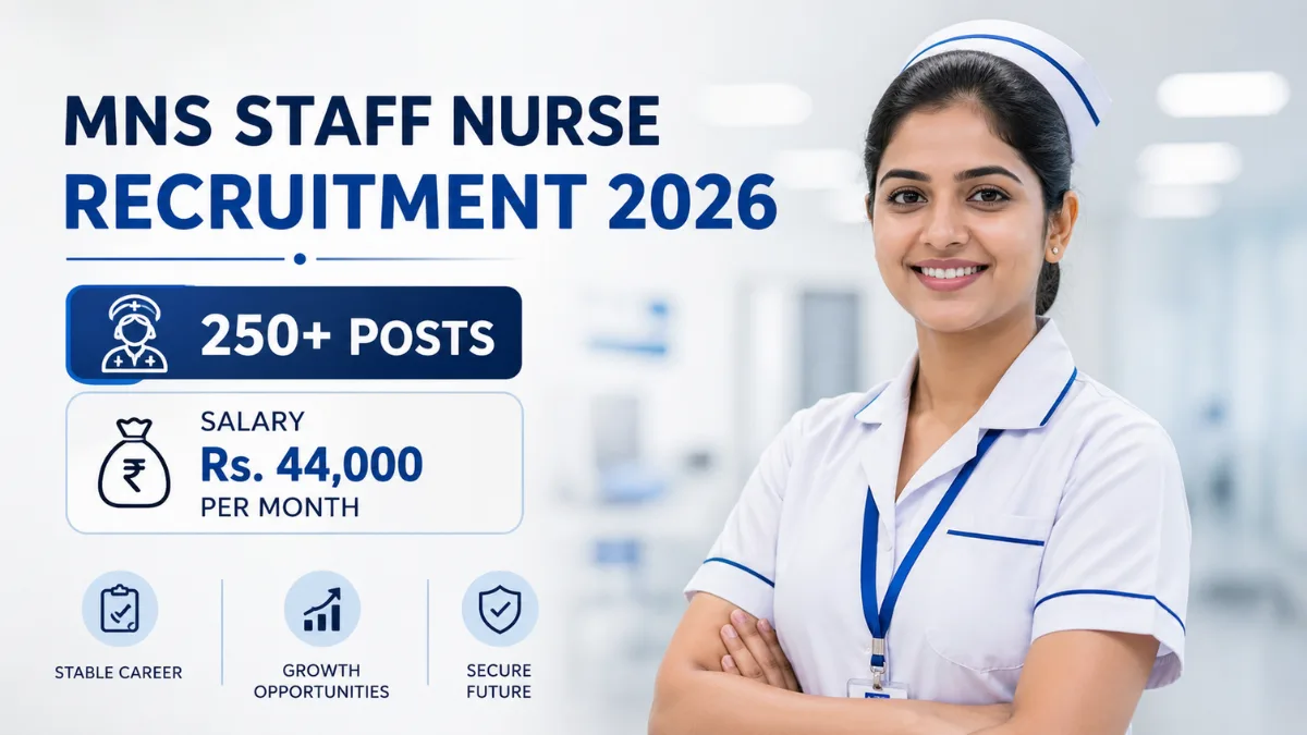 MNS Staff Nurse Recruitment 2026
