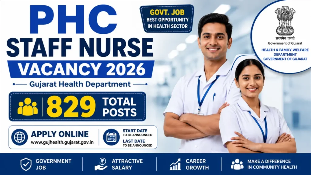 PHC Staff Nurse Vacancy 2026