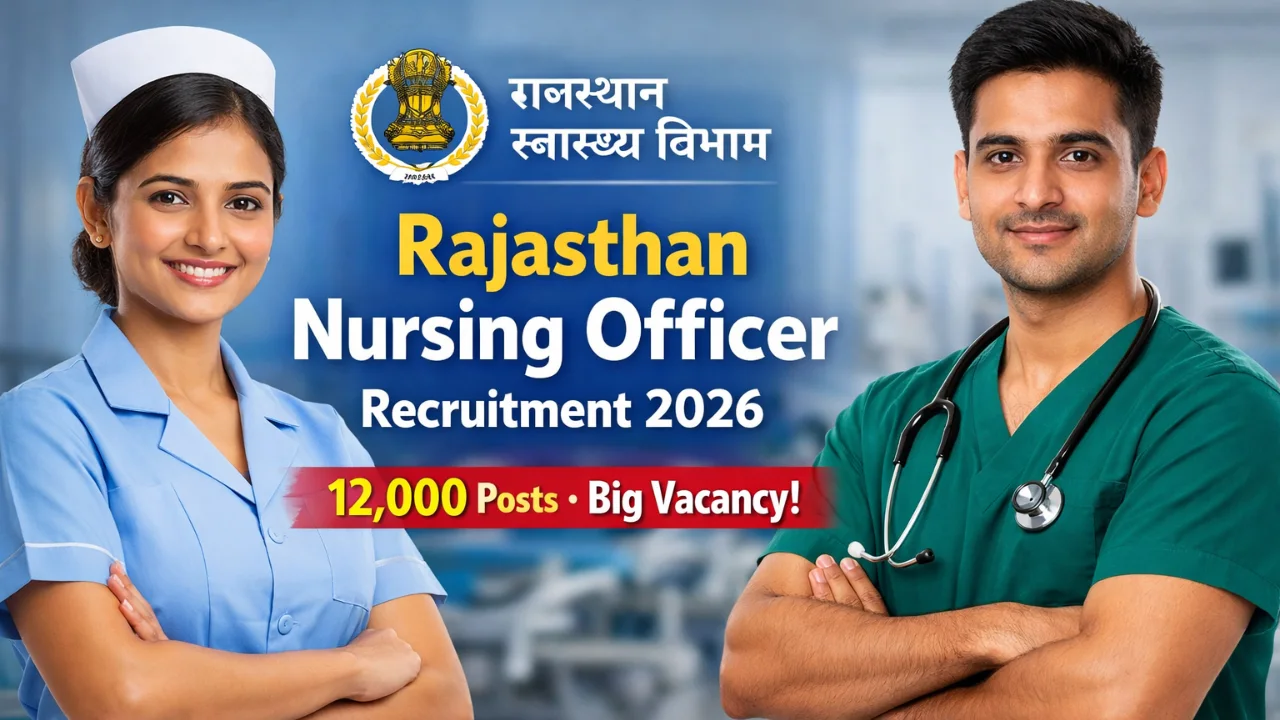 Rajasthan Nursing officer Recruitment 2026