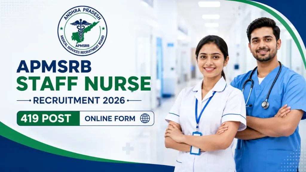 APMSRB Staff Nurse Recruitment 2026