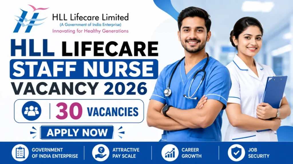 HLL Lifecare Staff Nurse Vacancy 2026