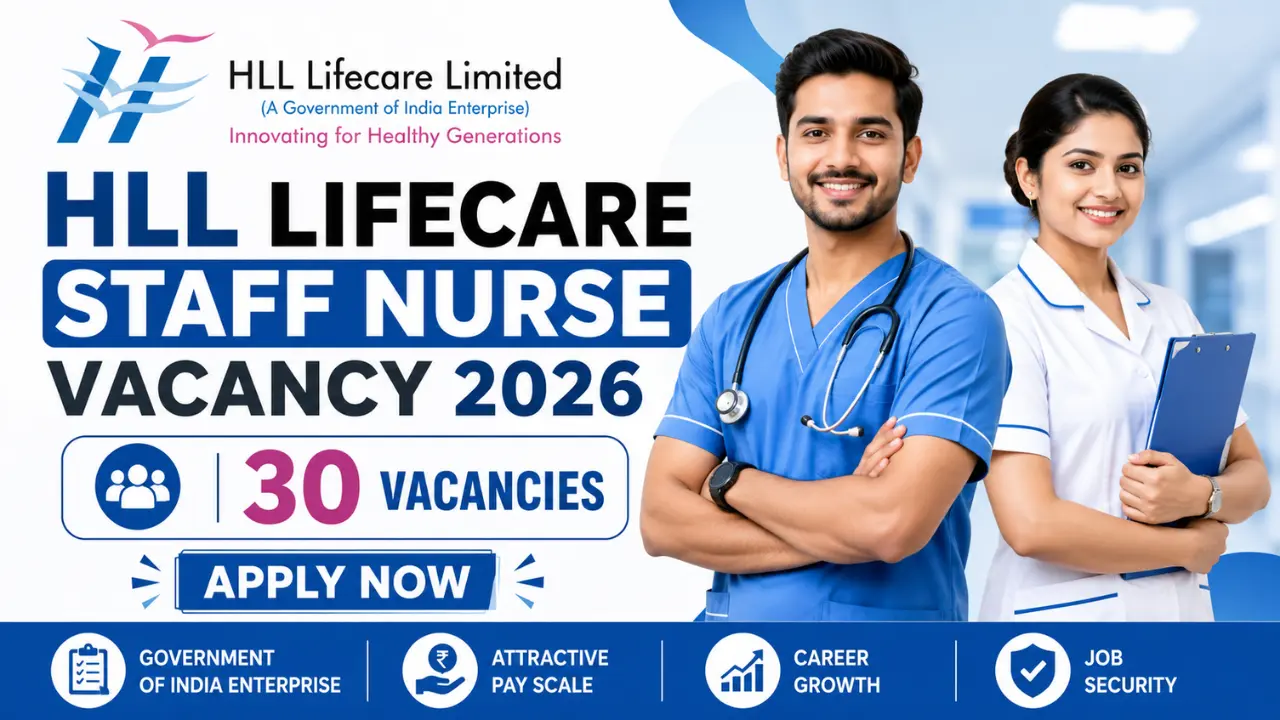 HLL Lifecare Staff Nurse Vacancy 2026 