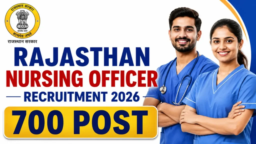 Rajasthan Nursing Officer Recruitment 2026