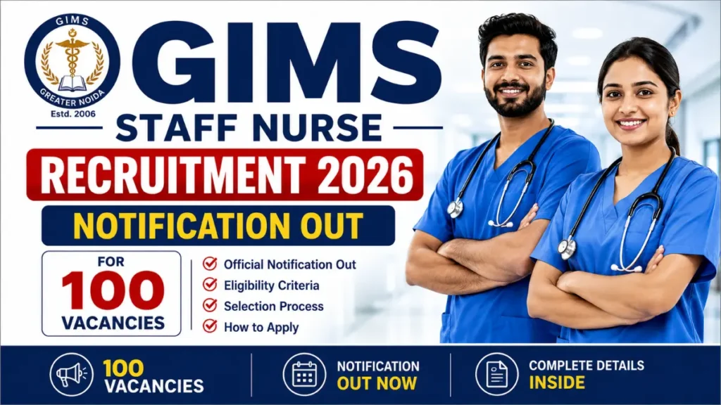 GIMS Staff Nurse Recruitment 2026